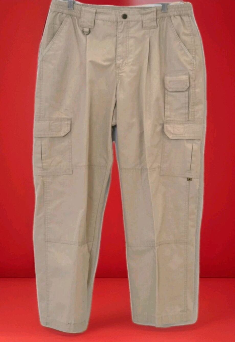 Propper Uniform Tactical Pants Women's 32x30 Size 16 Khaki Utility Cargo Stretch